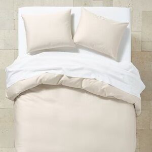 Casaluna King Duvet Cover Set in Cream